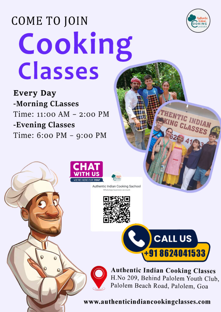 cooking classes A4 banner